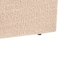 Letto contenitore Bouclé ORBEY 180 x 200 cm Beige