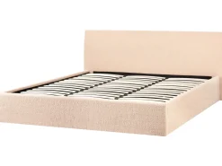 Letto contenitore Bouclé ORBEY 180 x 200 cm Beige