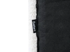 Letto contenitore Bouclé ROCHEFORT 180 x 200 cm Bianco sporco