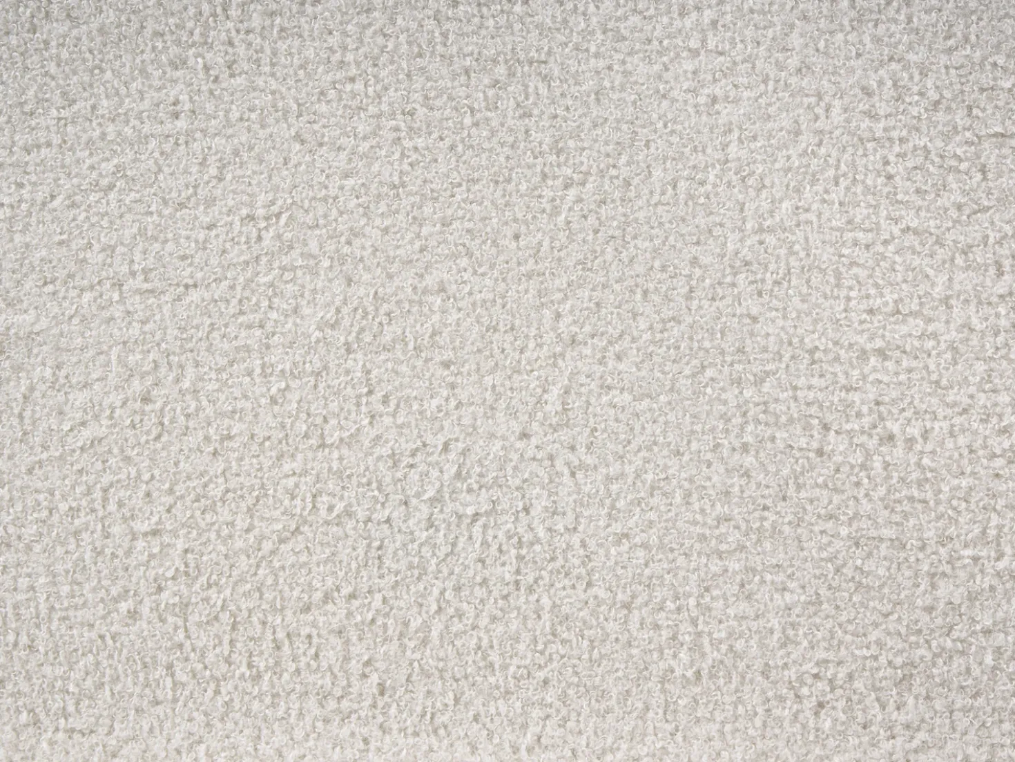 Letto contenitore Bouclé VION 180 x 200 cm Bianco sporco