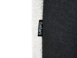 Letto contenitore Bouclé VION 180 x 200 cm Bianco sporco