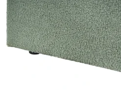 Letto contenitore Bouclé VION 180 x 200 cm Verde