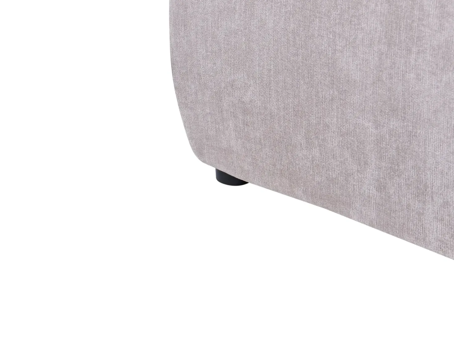 Letto contenitore Ciniglia MOUZON 180 x 200 cm Tortora