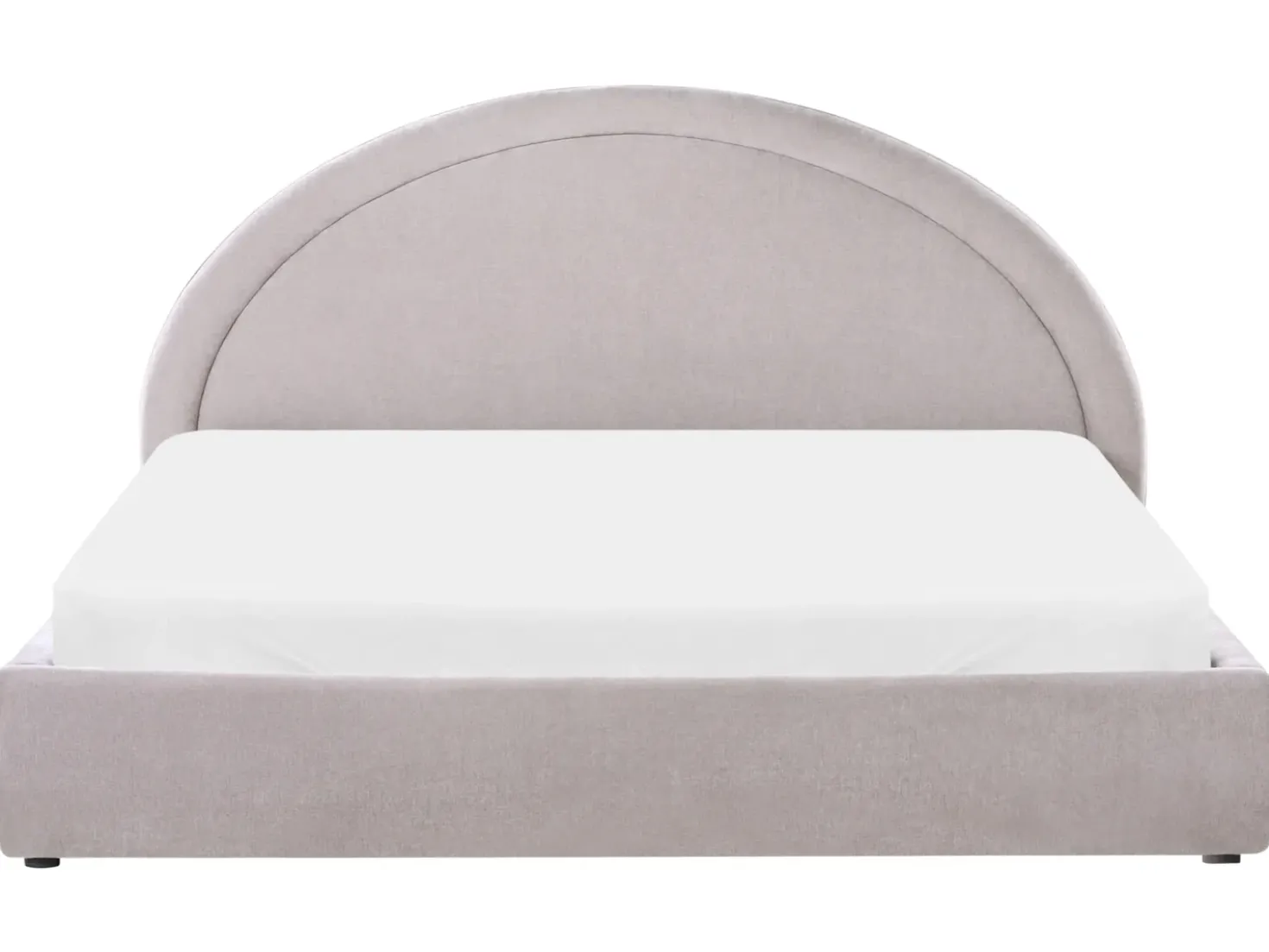Letto contenitore Ciniglia MOUZON 180 x 200 cm Tortora