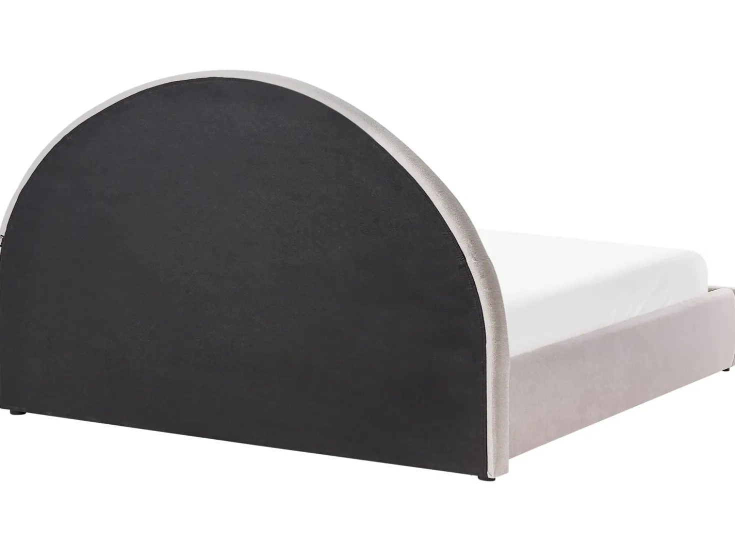 Letto contenitore Ciniglia MOUZON 180 x 200 cm Tortora
