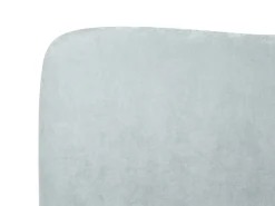 Letto contenitore Ciniglia BLAGNAC 180 x 200 cm Azzurro