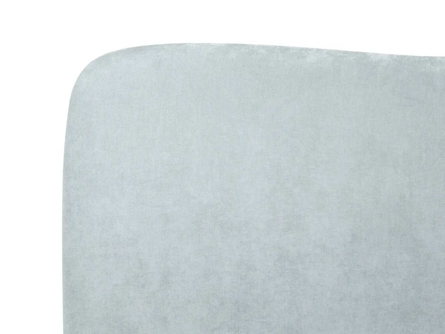 Letto contenitore Ciniglia BLAGNAC 180 x 200 cm Azzurro