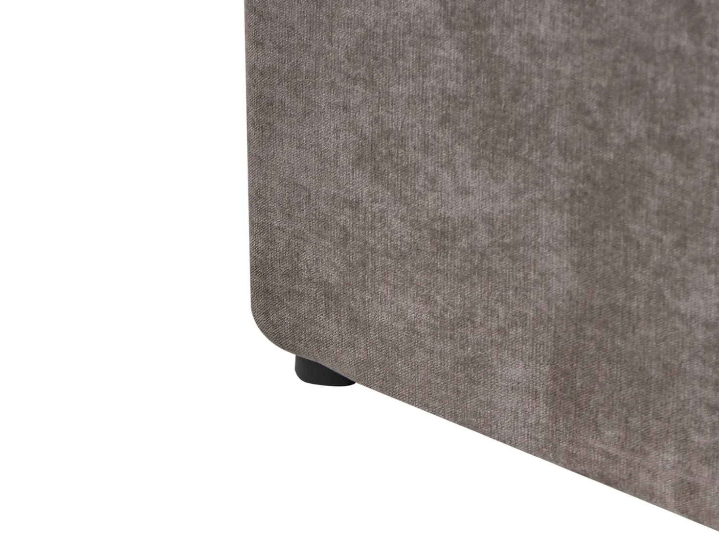 Letto contenitore Ciniglia ARBOIS 180 x 200 cm Tortora