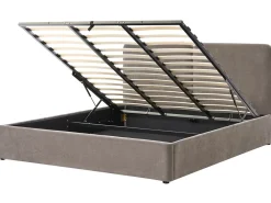 Letto contenitore Ciniglia ARBOIS 180 x 200 cm Tortora