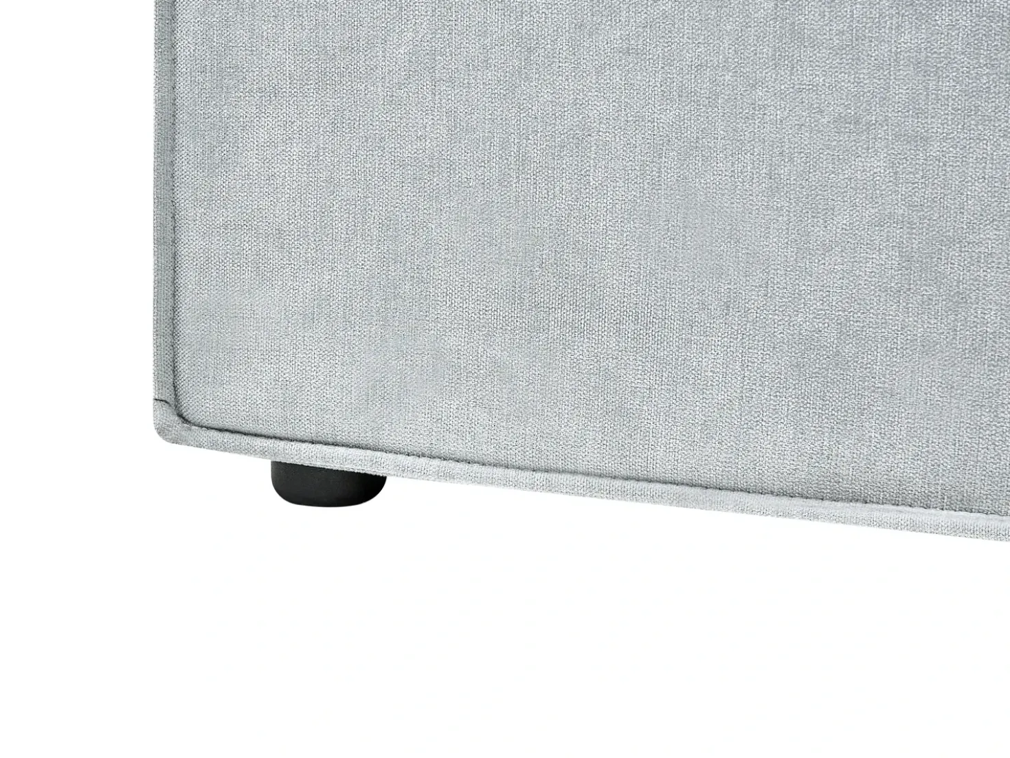 Letto contenitore Ciniglia MOISSAC 180 x 200 cm Azzurro
