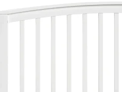 Letto contenitore Legno di pino CLARBEC 180 x 200 cm Bianco