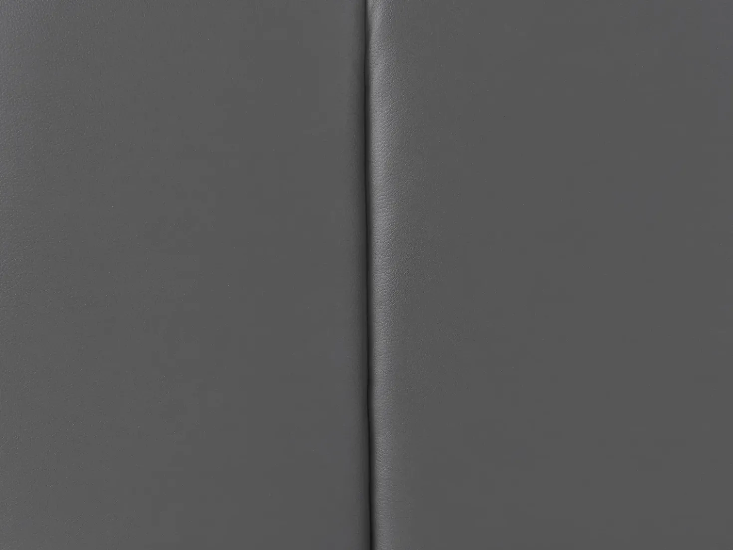 Letto contenitore Pelle sintetica DREUX 180 x 200 cm Grigio scuro