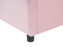 Letto contenitore per bambini Corona Velluto GRISETOT 90 x 200 cm Rosa