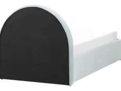 Letto contenitore per bambini Velluto ANET 90 x 200 cm Azzurro