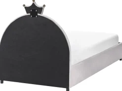 Letto contenitore per bambini Corona Velluto GRISETOT 90 x 200 cm Grigio