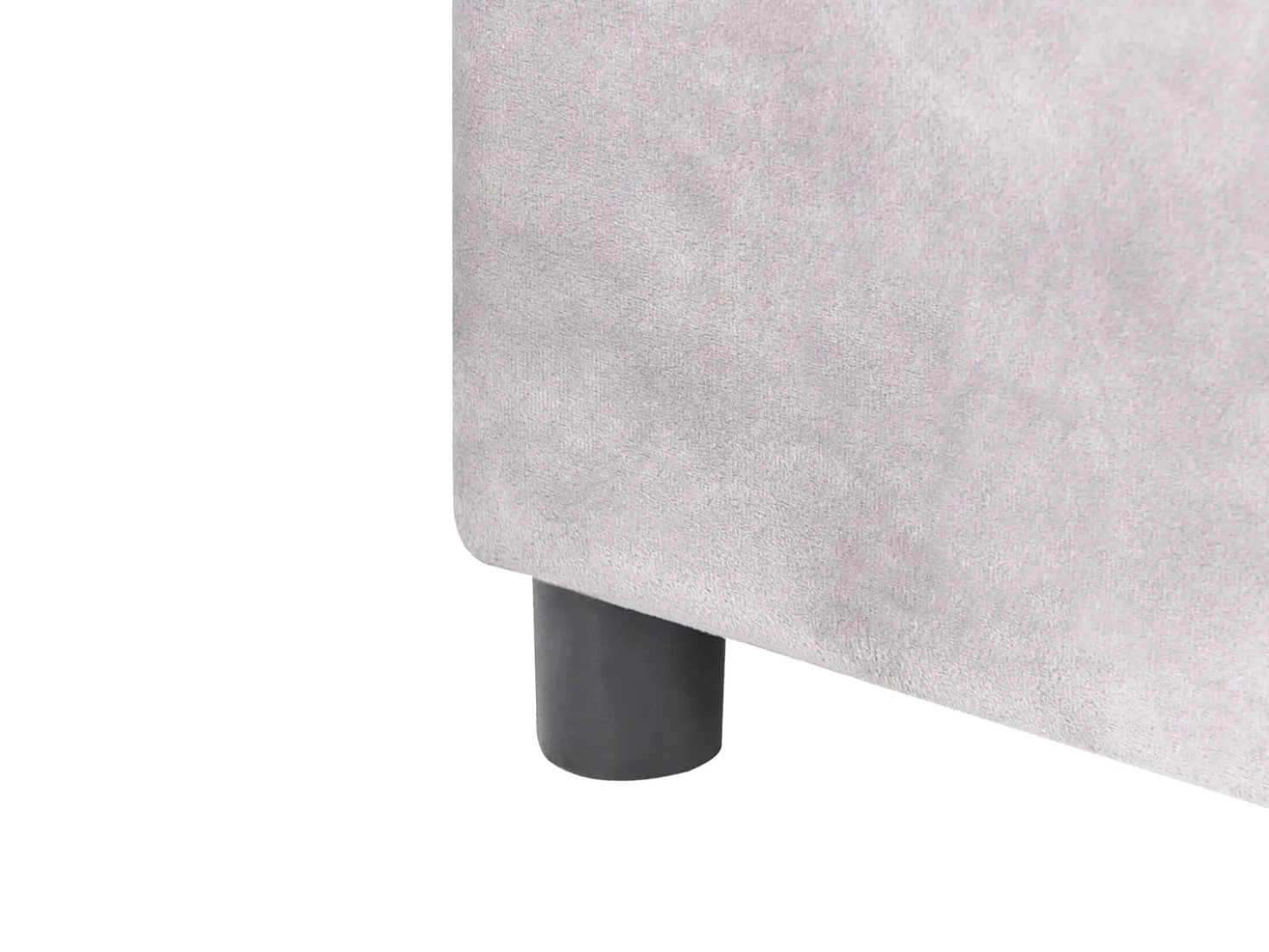 Letto contenitore per bambini Corona Velluto GRISETOT 90 x 200 cm Grigio