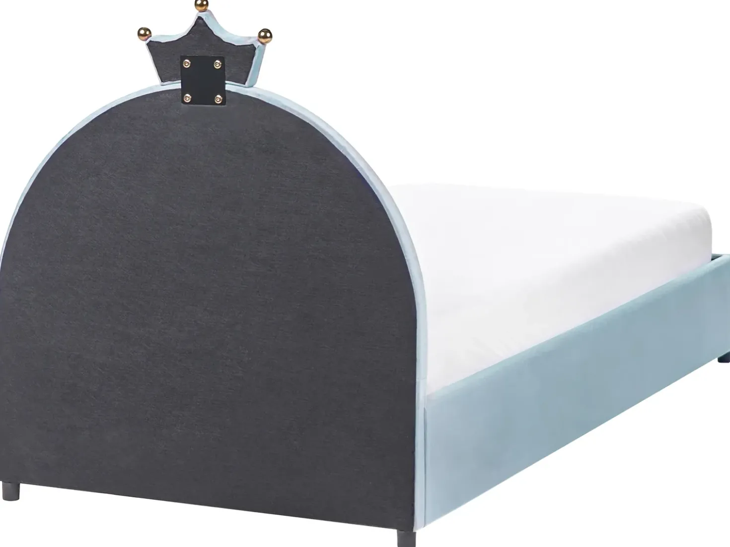 Letto contenitore per bambini Corona Velluto GRISETOT 90 x 200 cm Blu