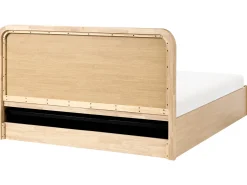 Letto contenitore PEROUGES 180 x 200 cm Marrone chiaro