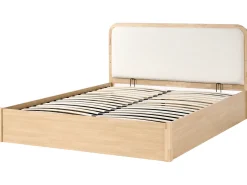 Letto contenitore PEROUGES 180 x 200 cm Marrone chiaro