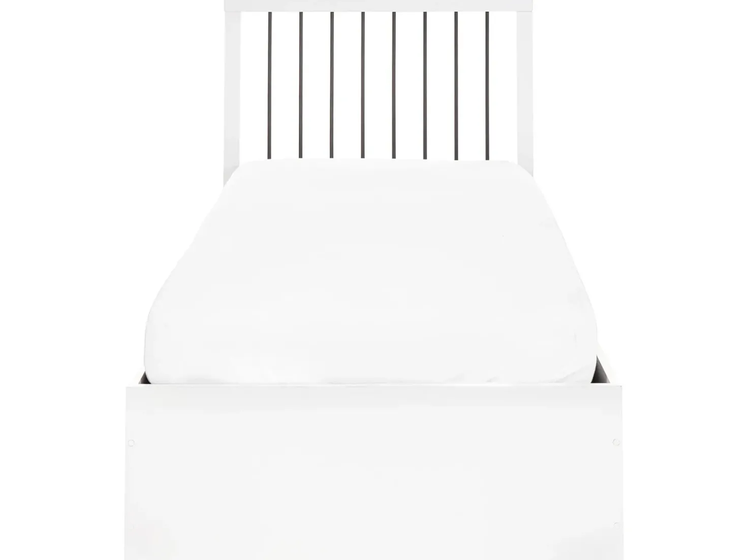 Letto contenitore ROUVILLERS 90 x 200 cm Bianco