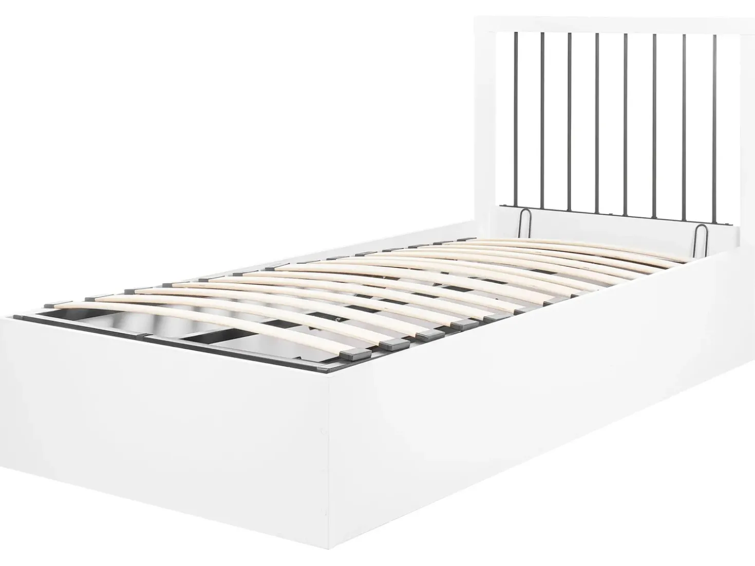 Letto contenitore ROUVILLERS 90 x 200 cm Bianco
