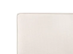 Letto contenitore Tessuto LAGARDE 160 x 200 cm Bianco sporco