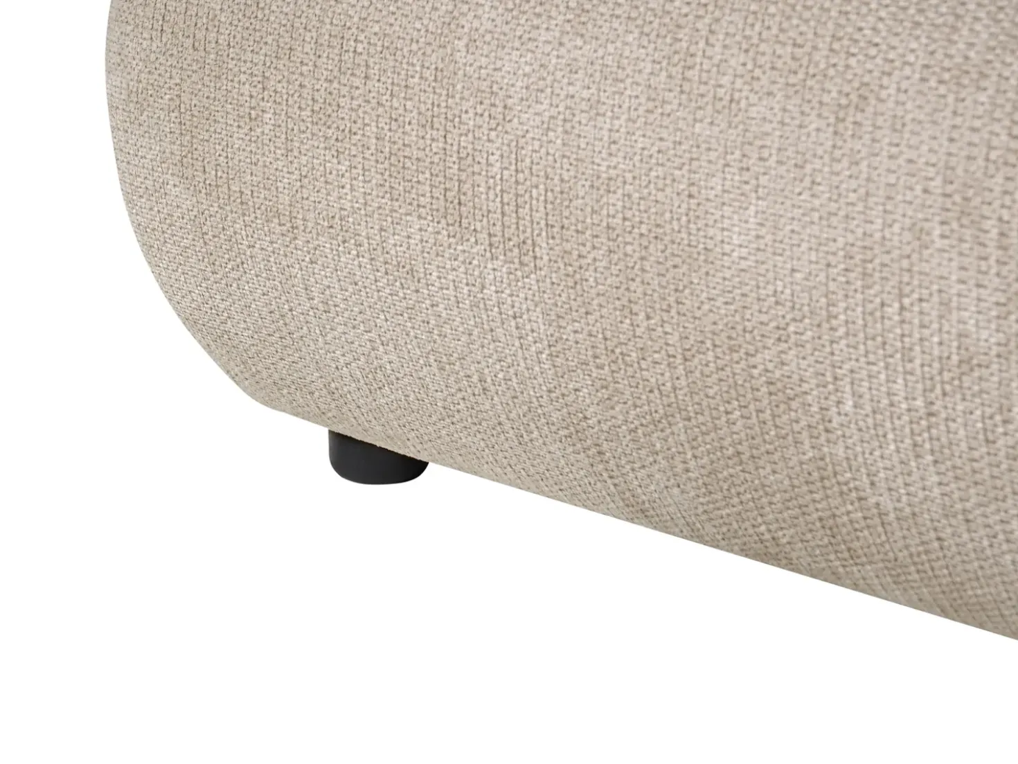 Letto contenitore Tessuto GRASSE 180 x 200 cm Tortora