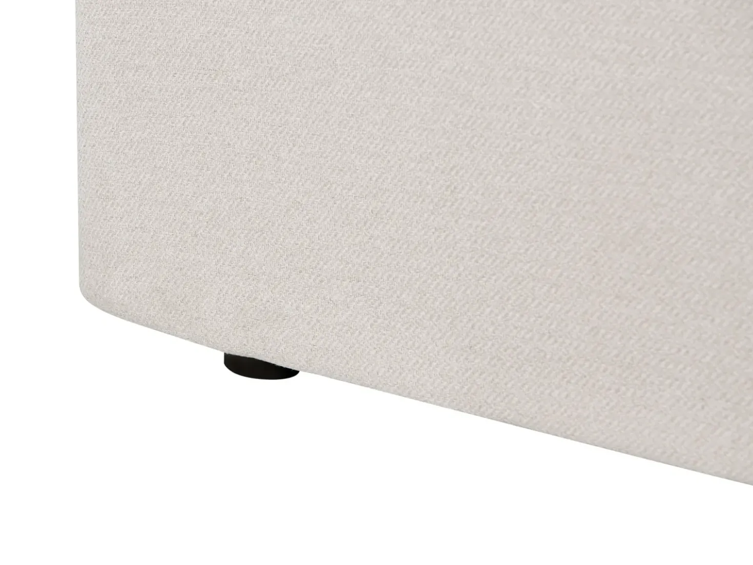 Letto contenitore Tessuto BRENON 180 x 200 cm Beige chiaro