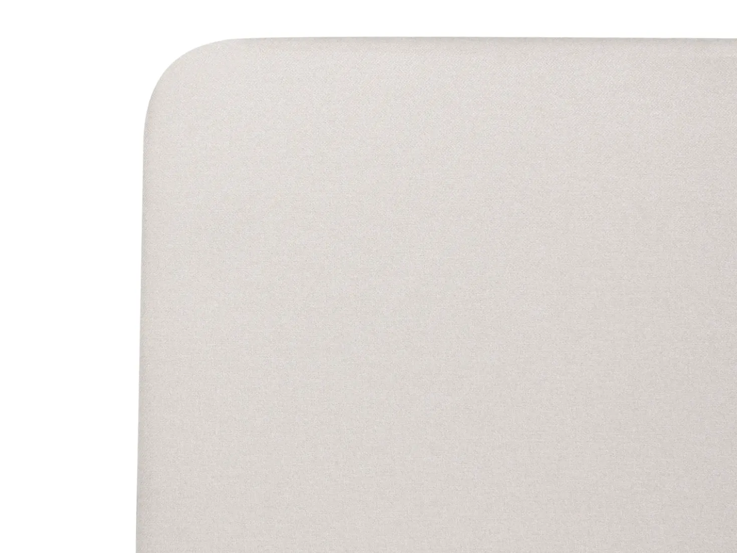Letto contenitore Tessuto BRENON 180 x 200 cm Beige chiaro