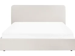 Letto contenitore Tessuto BRENON 180 x 200 cm Beige chiaro