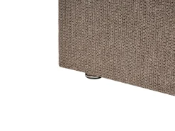 Letto contenitore Tessuto TARASCON 180 x 200 cm Tortora