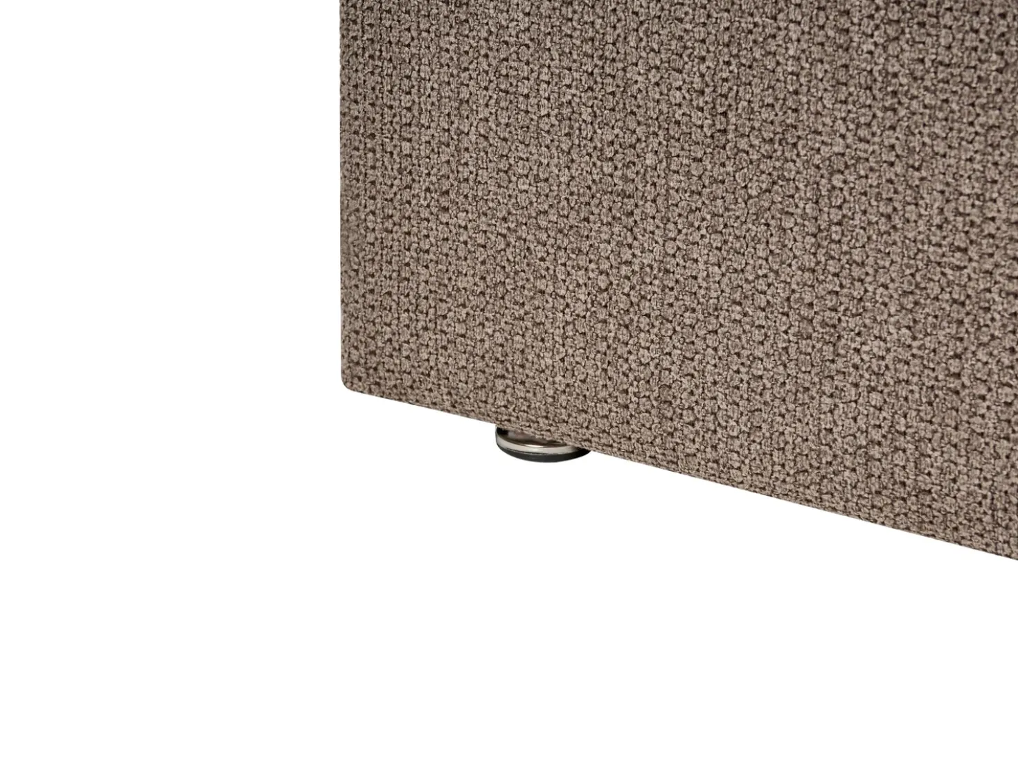 Letto contenitore Tessuto TARASCON 180 x 200 cm Tortora