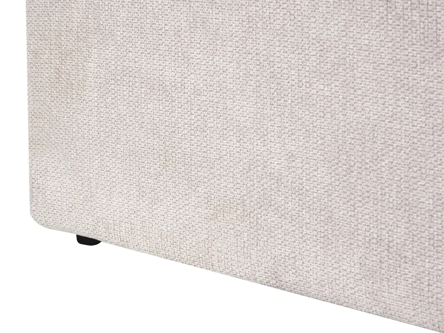 Letto contenitore Tessuto BASTON 180 x 200 cm Beige chiaro