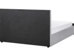 Letto contenitore Tessuto AMIENS 180 x 200 cm Grigio chiaro