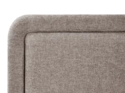Letto contenitore Tessuto VIVIERS 180 x 200 cm Tortora