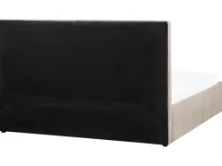 Letto contenitore Tessuto CASTELNAVET 180 x 200 cm Tortora