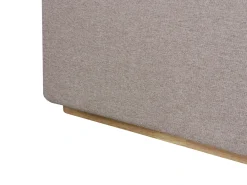 Letto contenitore Tessuto MONESTIER 180 x 200 cm Tortora