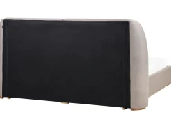 Letto contenitore Tessuto MONESTIER 180 x 200 cm Tortora
