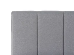 Letto contenitore Tessuto DREUX 180 x 200 cm Grigio chiaro