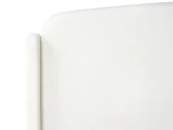 Letto contenitore Tessuto BERNAY 180 x 200 cm Bianco sporco