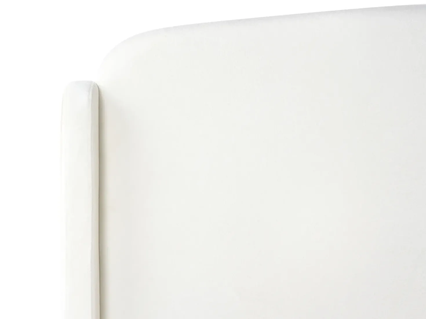 Letto contenitore Tessuto BERNAY 180 x 200 cm Bianco sporco