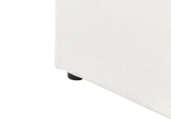 Letto contenitore Tessuto CHALLANS 180 x 200 cm Bianco sporco