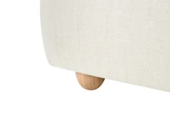 Letto contenitore Tessuto BLAGNAC 180 x 200 cm Bianco sporco