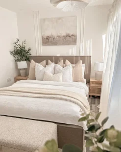 Letto contenitore Tessuto MOISSAC 160 x 200 cm Tortora
