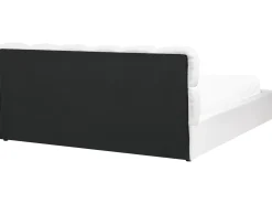 Letto contenitore Tessuto BASTON 180 x 200 cm Bianco sporco