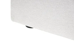 Letto contenitore Tessuto BASTON 180 x 200 cm Bianco sporco