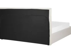 Letto contenitore Tessuto LORIENT 180 x 200 cm Beige