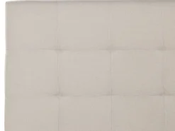 Letto contenitore Tessuto LORIENT 180 x 200 cm Beige