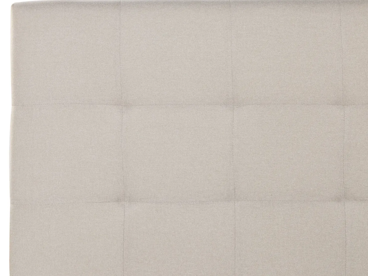Letto contenitore Tessuto LORIENT 180 x 200 cm Beige
