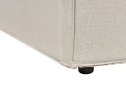 Letto contenitore Tessuto MOISSAC 160 x 200 cm Beige